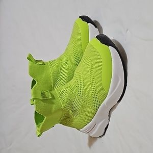 Cat & Jack Toddler Size 5 Lime High Top  Sneakers NWOT